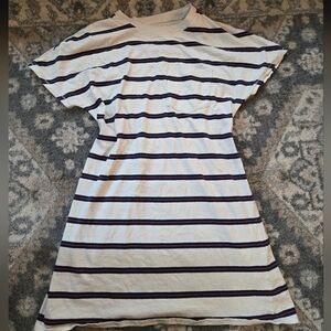 Madewell Tomboy Pocket Tee Stripe Boy Dress Medium